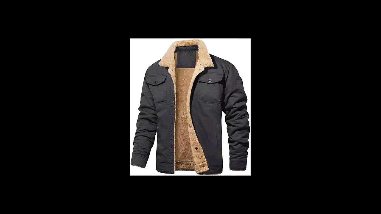 Men’s Winter Cotton Cargo Jacket – Warm, Stylish and Durable