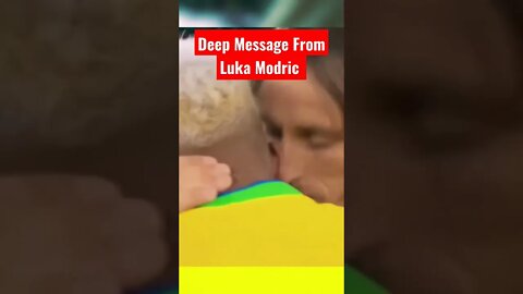 Luka Modric Deep Message To Brasil Rodrygo. #lukamodric #croatia #qatar2022 #fifa #worldcup2022