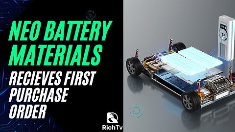 NEO Battery Materials Receives First Purchase Order (TSXV: NBM) (OTCQB: NBMFF) 