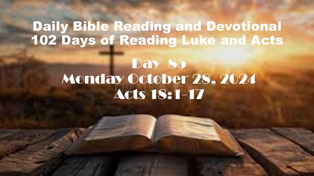 Daily Bible Reading and Devotional: 102 days of Reading through Luke and Acts 10-28-2024