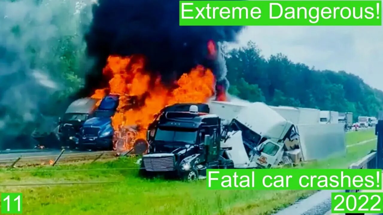 Extreme Dangerous! Fatal car crashes 11- 2022