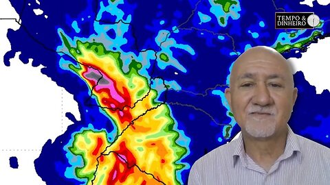 Temporais no RS e chuvas intensas em SC e PR.