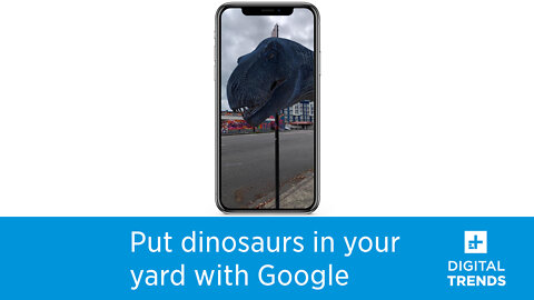 Google Search lets you put a dinosaur in your backyard