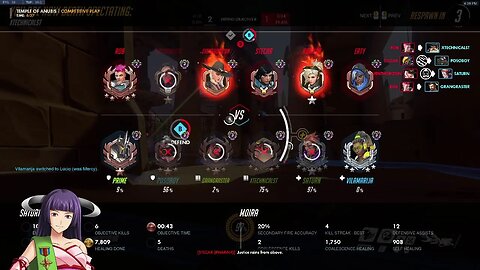 (Vtuber) Overwatch ranking