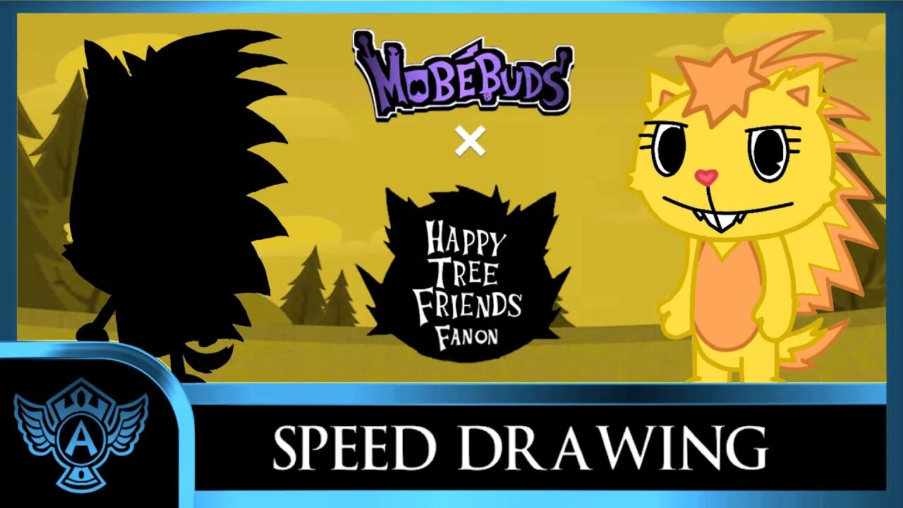 Speed Drawing: Happy Tree Friends Fanon - Ely | Mobebuds Style