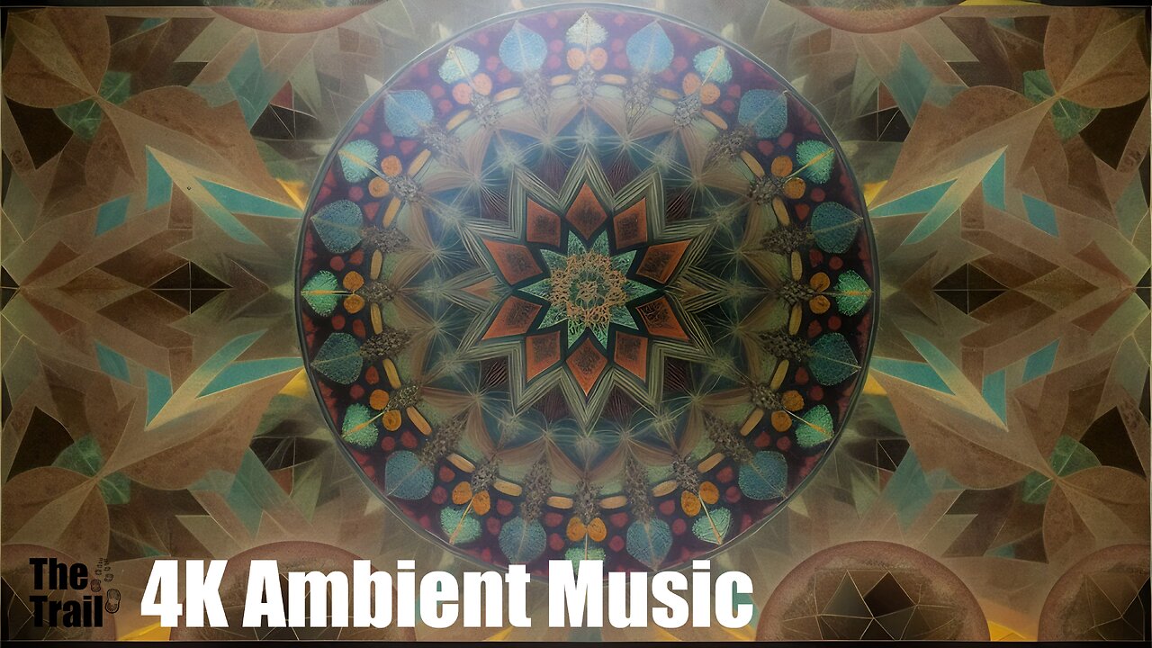 Ambient Music - Ankomst | (AI) Reactive 3D | Kaleidoscope Visual Meditation 15 Rune
