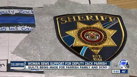 Castle Rock woman making quilts for fallen deputy’s family, department