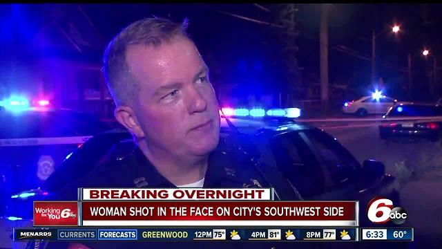 Woman shot in jaw on the southwest side