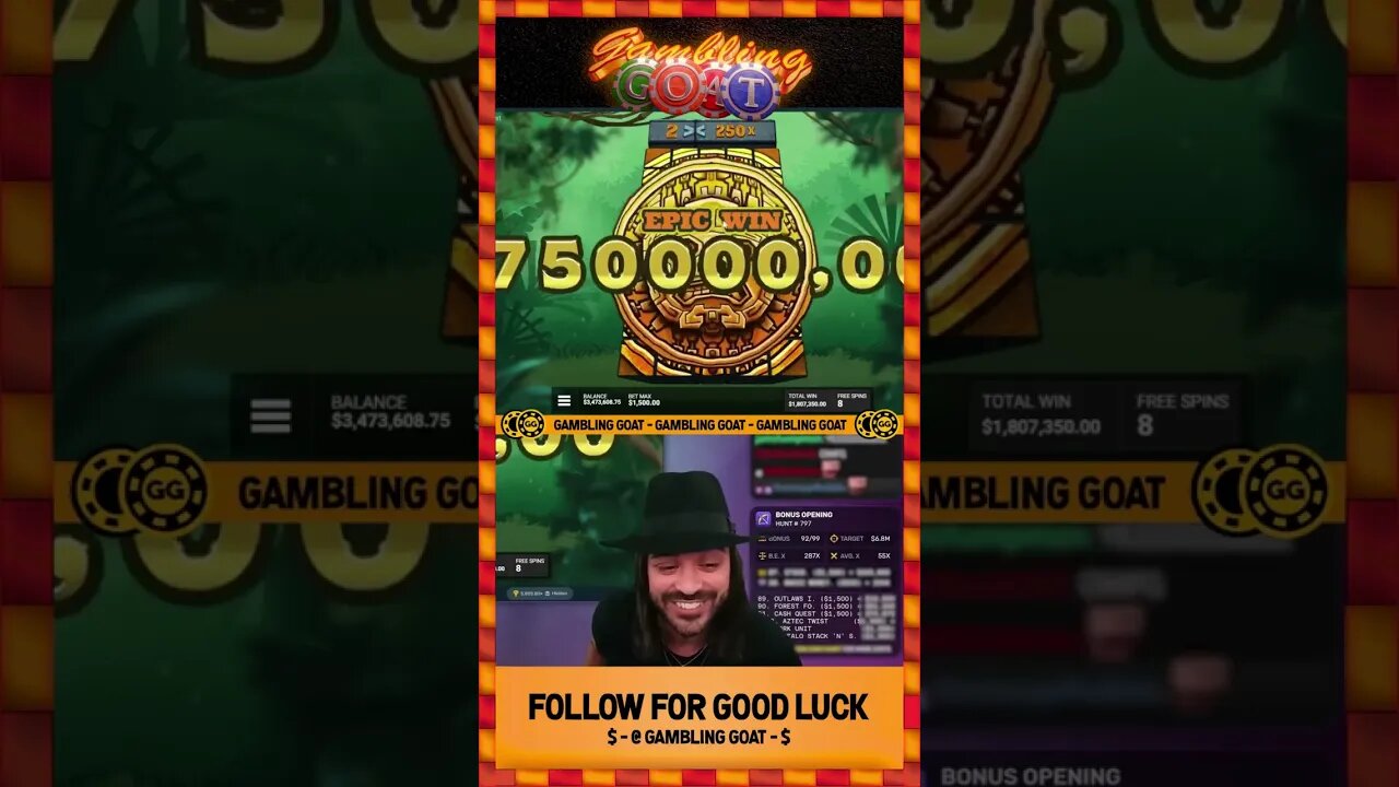 Roshtein "That Is a Quick 600x" | Aztec Twist Slot #shorts