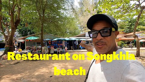 restaurant at songkhla city beach