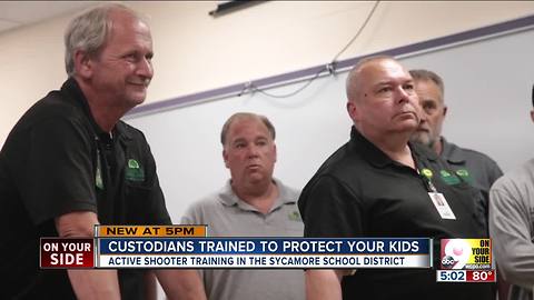 Custodians become first line of school defense