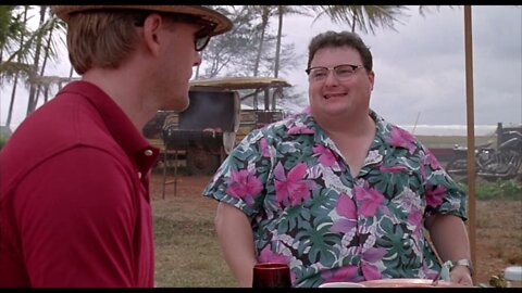 Jurassic Park(1993) - Dodgson Meets Dennis Nedry