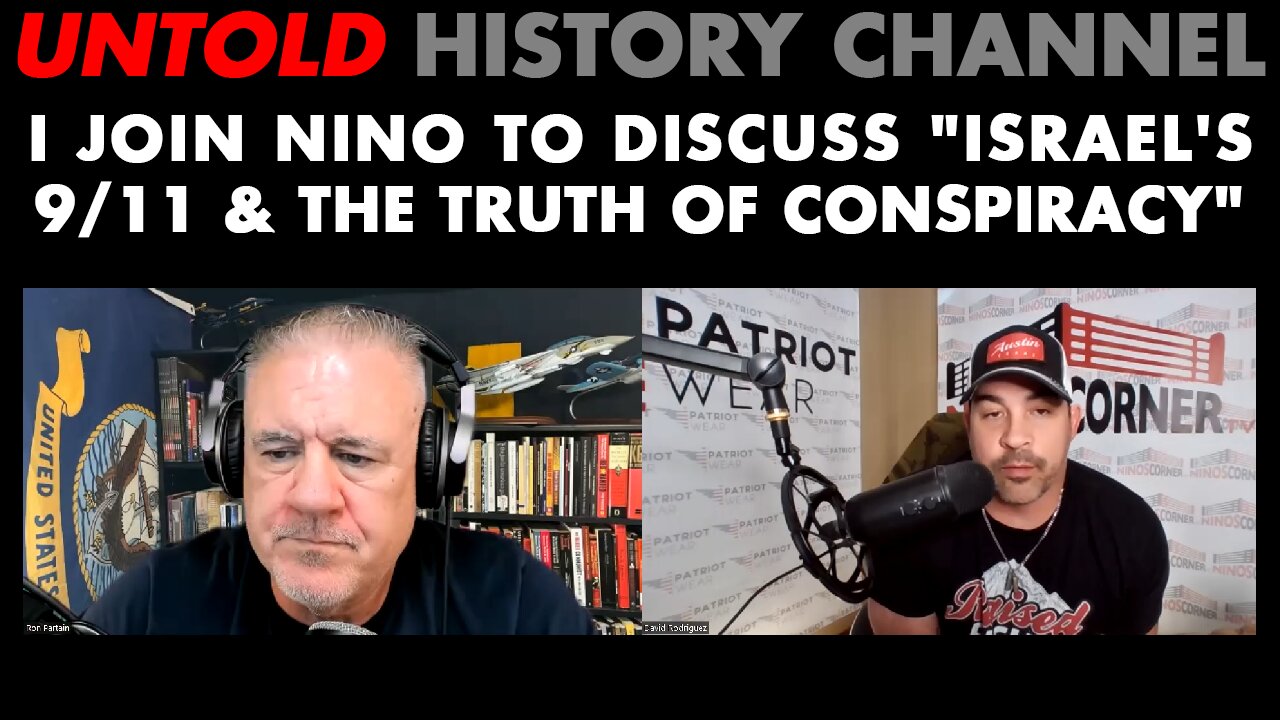 I Join Nino To Discuss "Israel's 9/11 & The Truth Of Conspiracy"