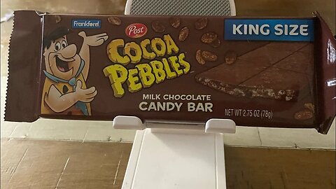 Coco pebbles￼ chocolate bar~. Food review.￼