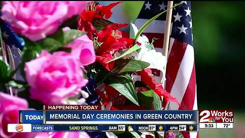 Memorial Day ceremonies across Green Country