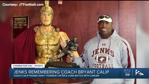 Jenks remembering Coach Bryant Calip