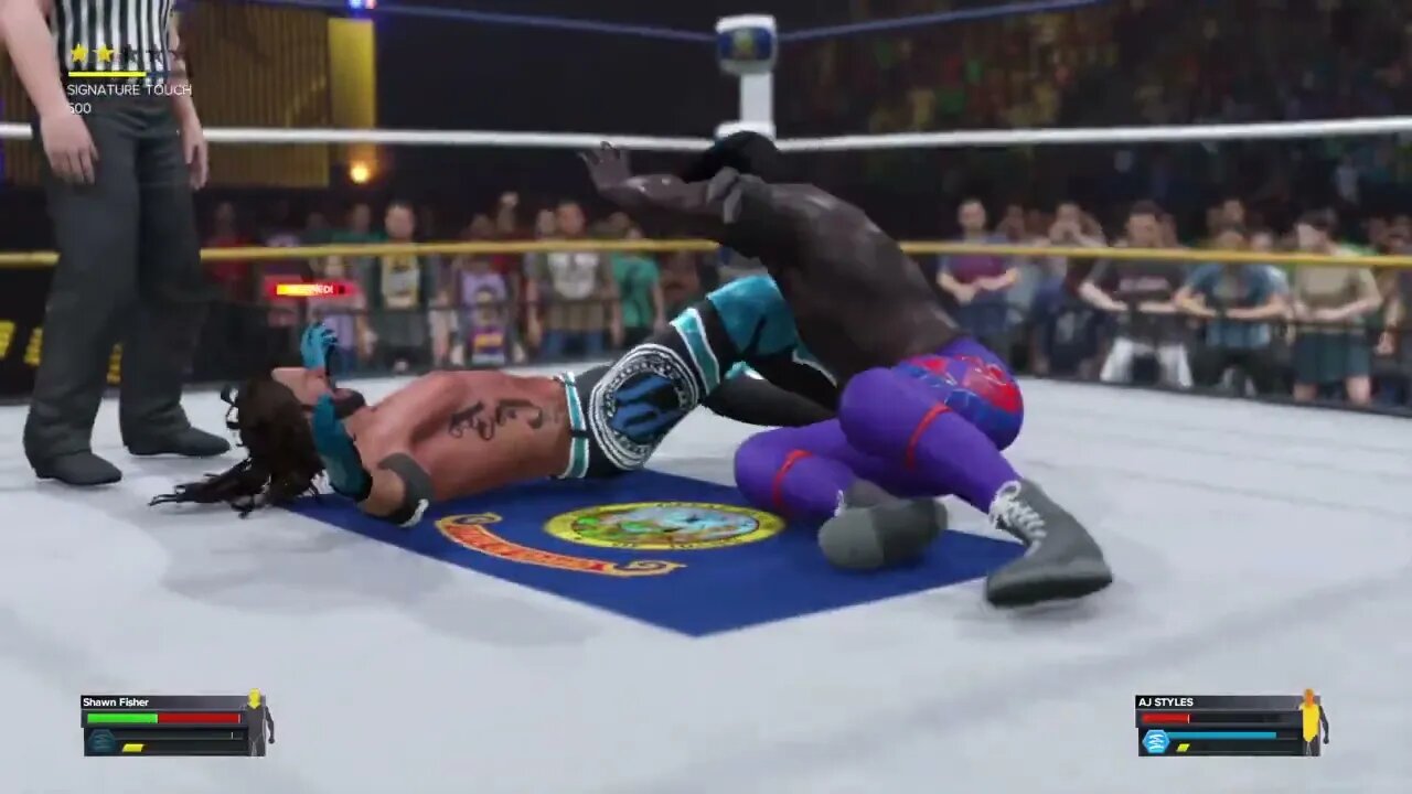 WWE 2K23: Shawn Fisher Vs. AJ Styles (Legend Difficulty)