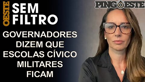 As escolas cívico militares ficam!