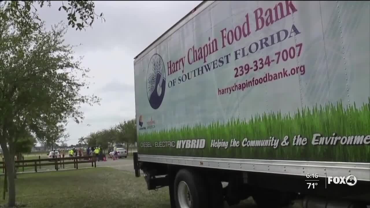 Harry Chapin Food Bank distributions this week