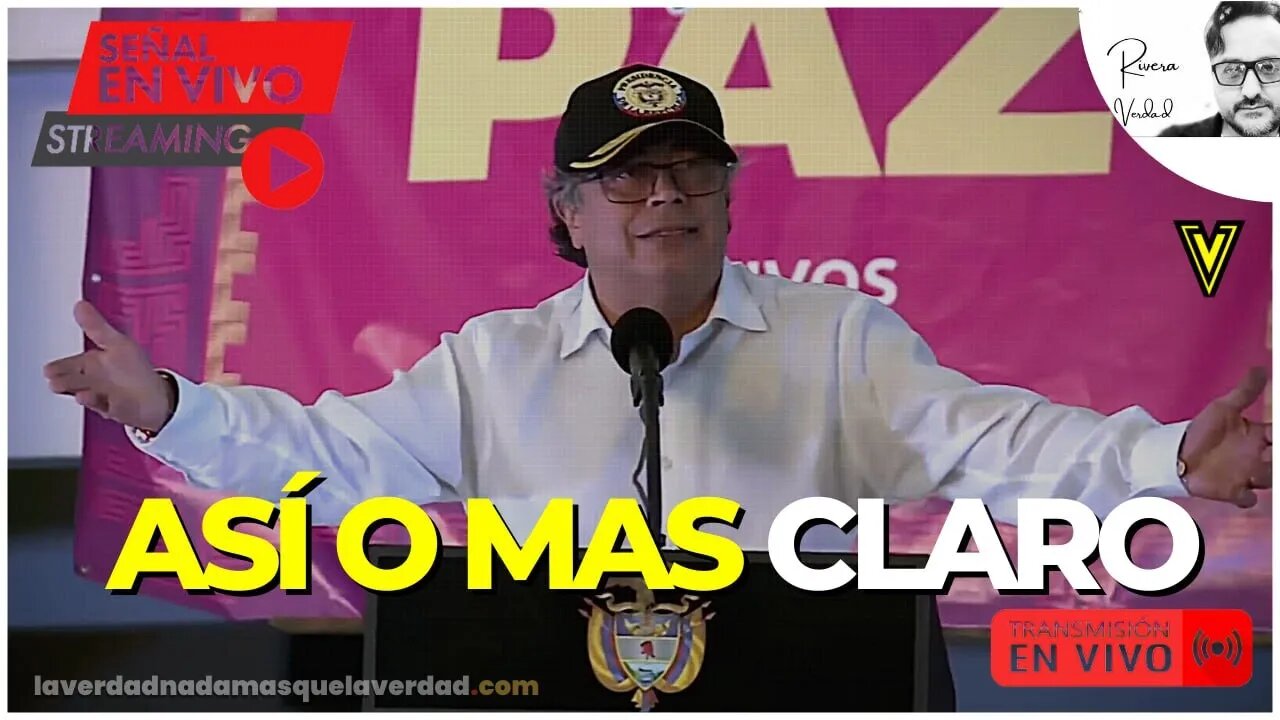 EN VIVO ✨ ASÍ O MAS CLARO EL PRESIDENTE PETRO NO VA DE FAROL ✅