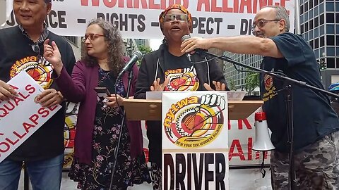 The Exemption from Congestion Pricing Rally Outside @GovKathyHochul Office 6/21/23 hosted by @NYTWA.