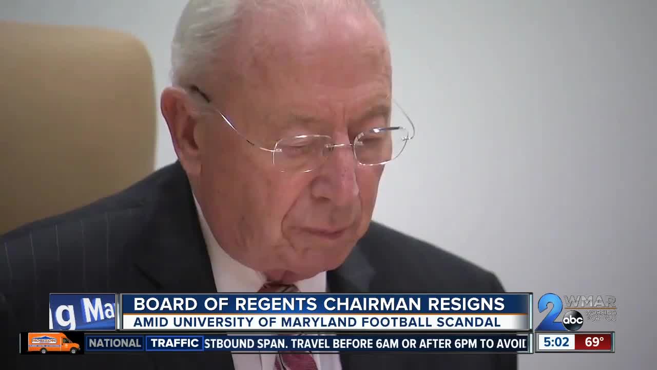 University System of Maryland Board of Regents Chair James Brady has resigned