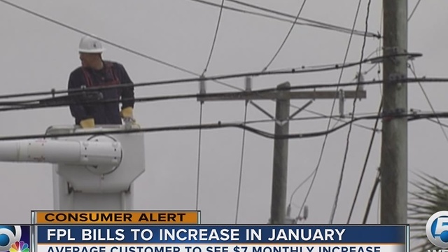 FPL bills to increase in January
