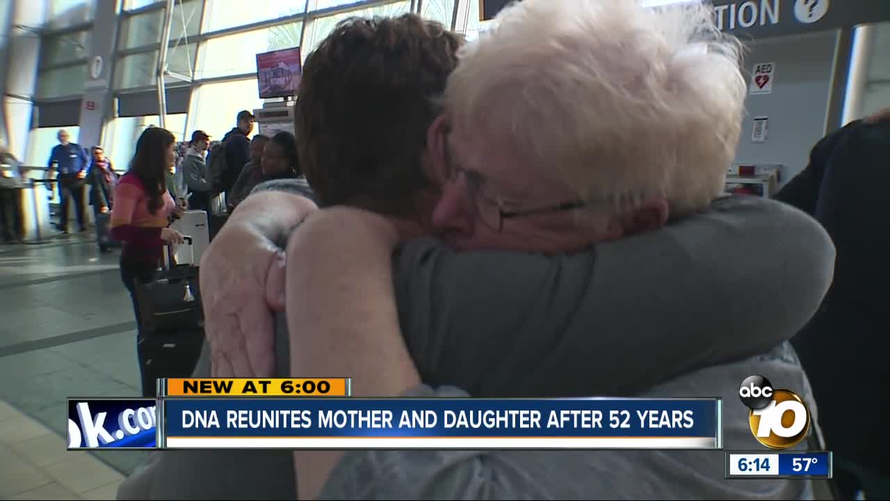 DNA reunites mother and daughter after 52 years in San Diego