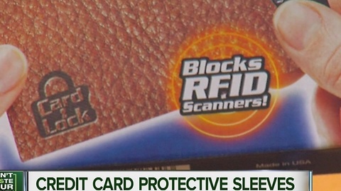 Looking at credit card protector sleeves