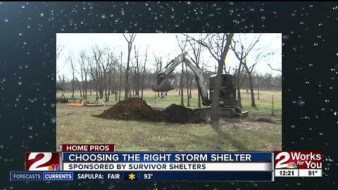 Home Pros: Picking the right storm shelter