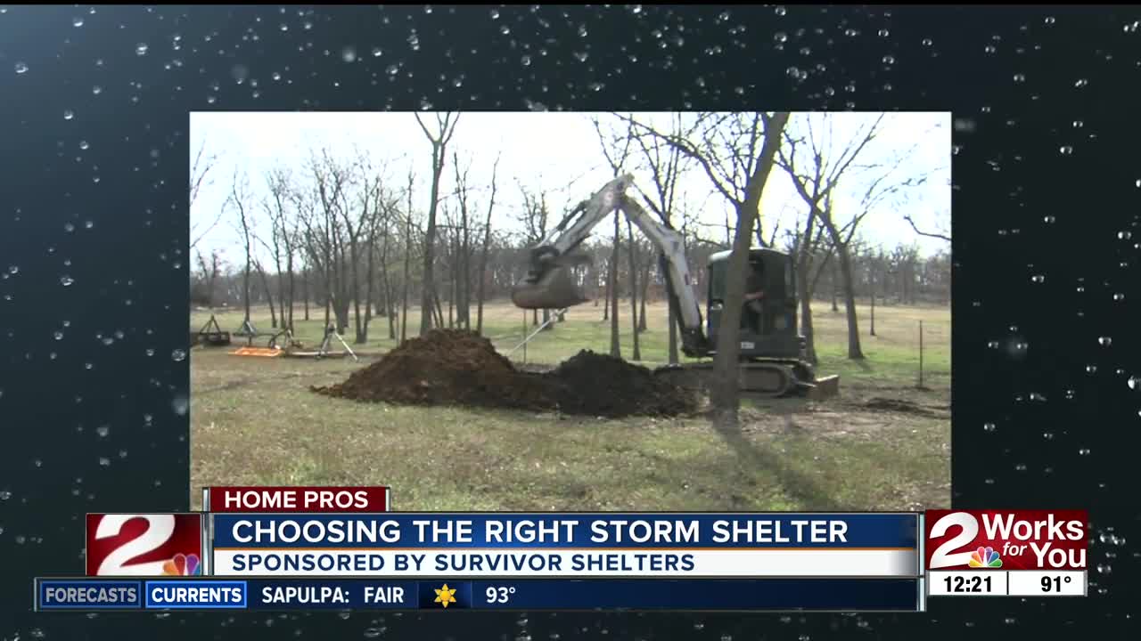 Home Pros: Picking the right storm shelter