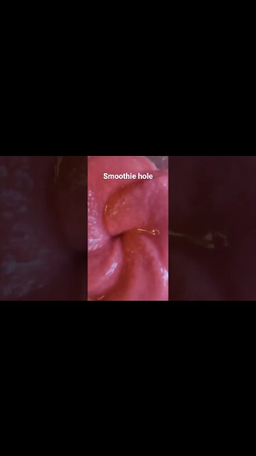 Smoothie hole #short
