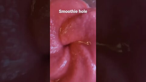 Smoothie hole #short