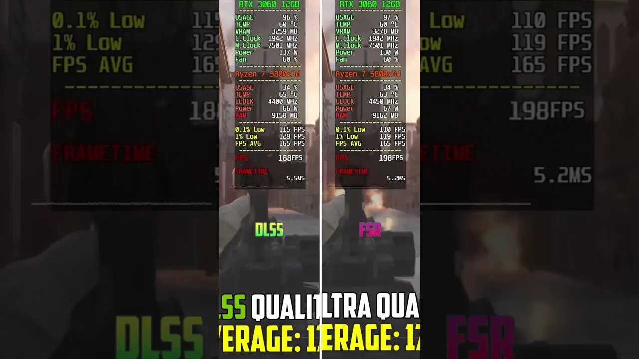 Warzone 2 Nvidia DLSS vs Amd FSR - Full video in the Comments!