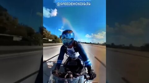 Kawasaki Ninja ZX-6R vs Dodge Charger... I'm Your HUCKLEBERRY 😈 (Part 2) Version1@SPEEDEMONZX636