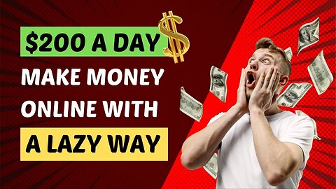 The easiest way to make money without doing anything