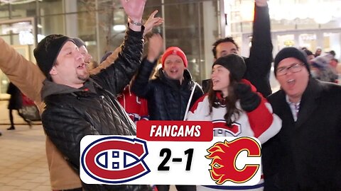 VICTORIA RÉAGIT AVEC LES FANS ! | MTL 2-1 CGY