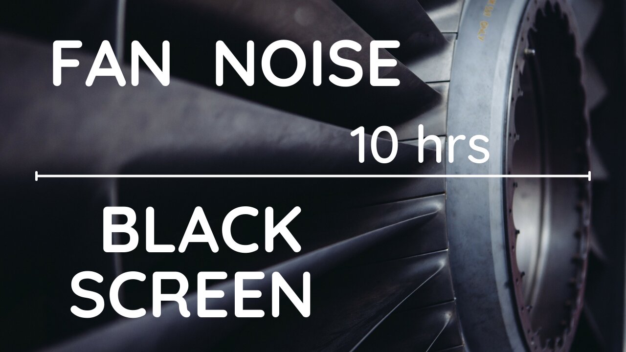 10 HOURS FAN WHITE NOISE for sleeping, studying and relaxing. Fall Asleep in minutes.