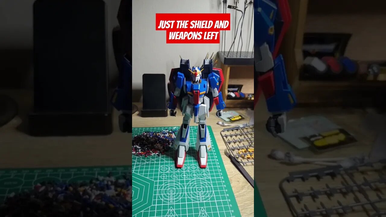 Almost done building the Master Grade Zeta 2.0 #gundam #gunplabuilder #gunpla