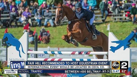 Equestrian event could relocate to Cecil County