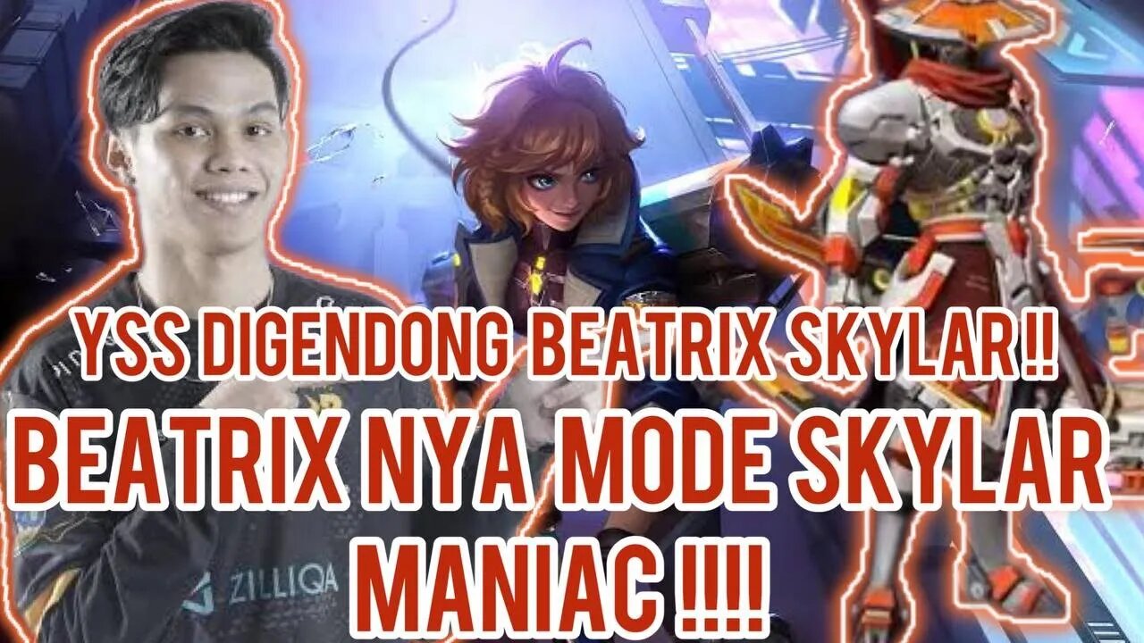 SAVAGE BEATRIX | YI SHUN SHIN DI GENDONG COSPLAY MARKSMANNYA SKYLAR | GG PARAH SIH | MOBILE LEGENDS