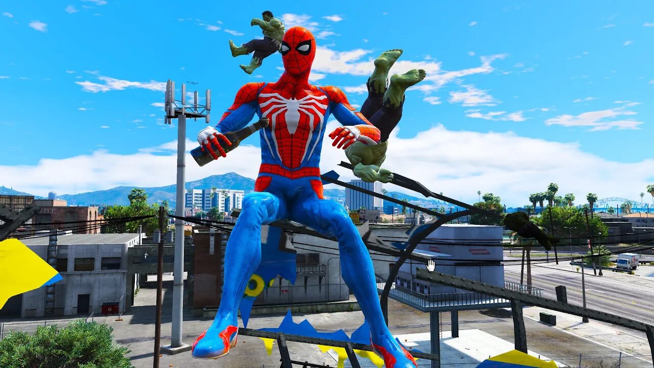 GTA 5 SPIDERMAN Ragdolls 4k Compilations with #GTABlade(GTA 5 Fails Funny moments/Ragdolls) eps154