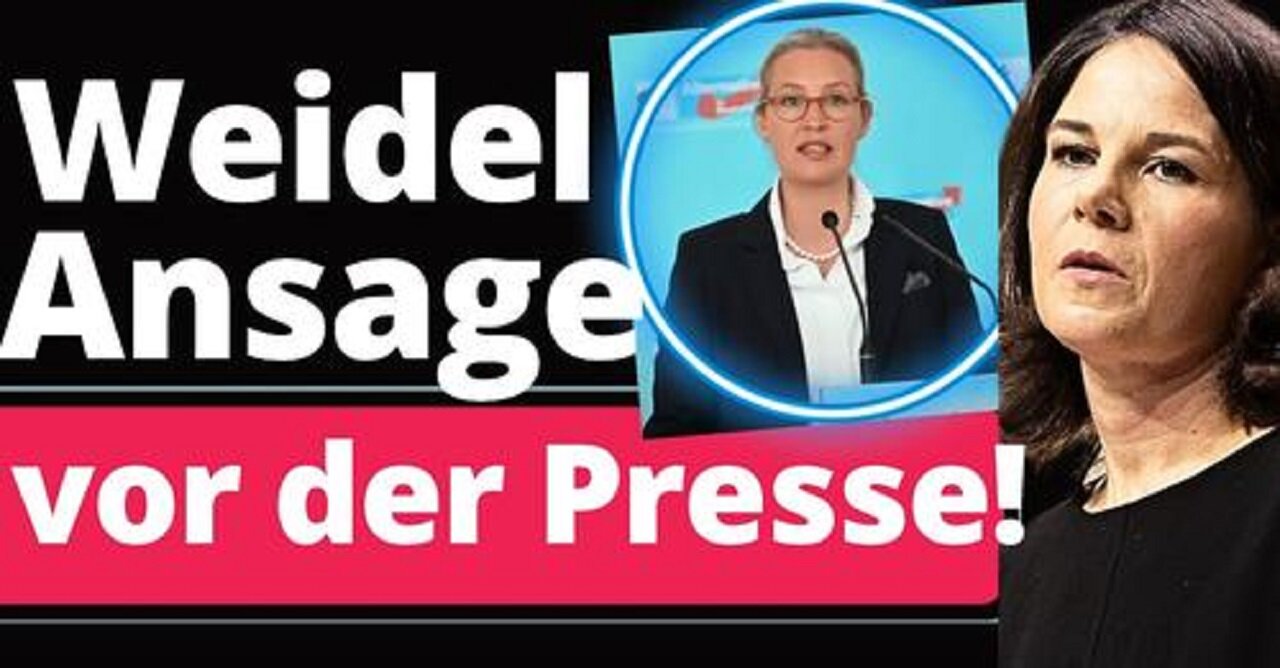 Eklat: Alice Weidel geht auf Baerbock los!