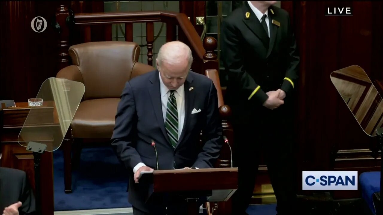 Irish Houses of the Oireachtas Give A Rousing Ovation To Hunter Biden