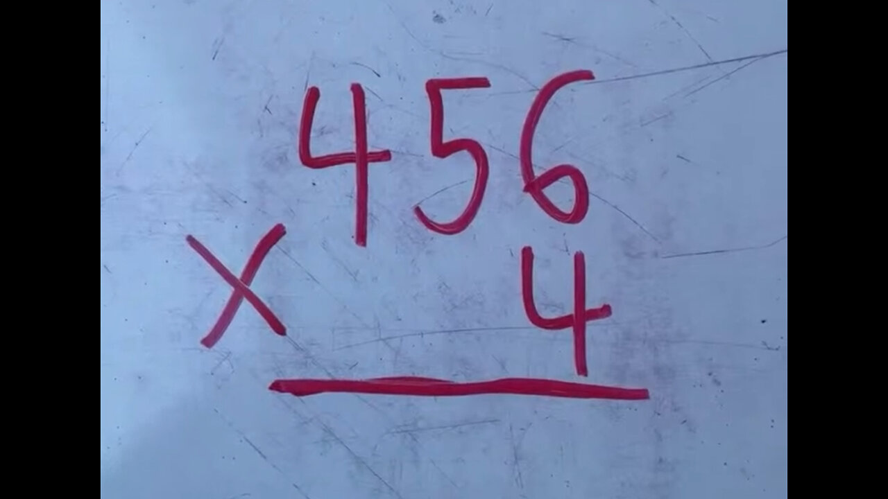 3 Digit by 1 Digit Multiplication