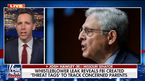 Sen Hawley: AG Garland Must Come Back After Claims He Lied About FBI Targeting Parents