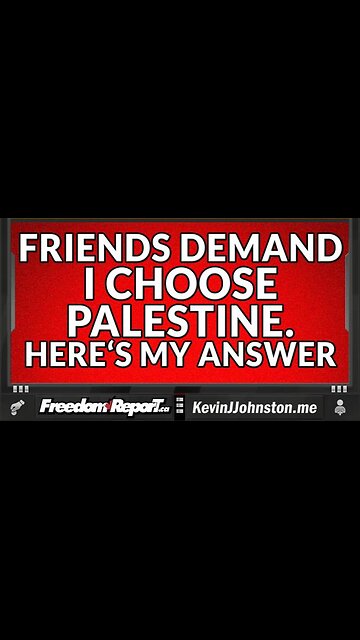 I Have Lost More Friends Because I Wont Take Palestine's Side - Here's My Message To Y'All