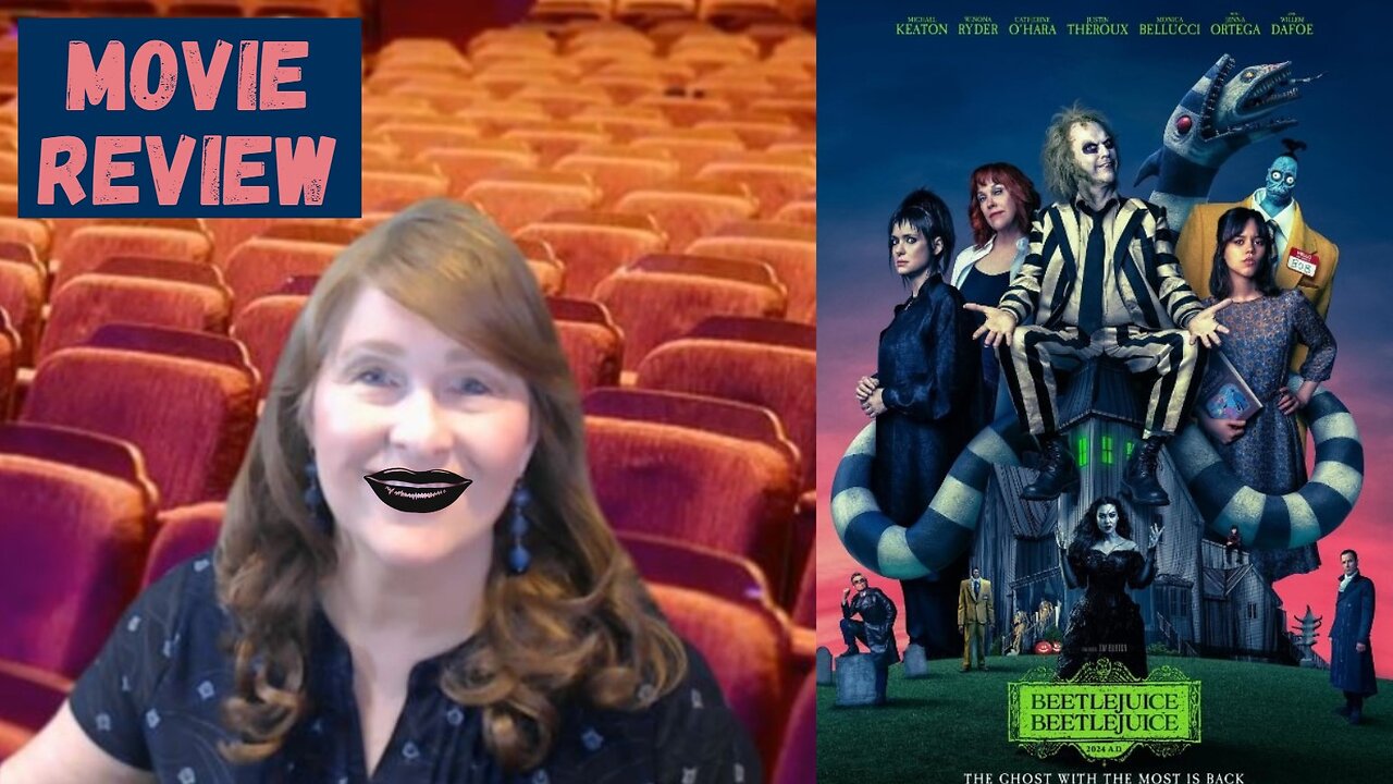 Beetlejuice Beetlejuice movie review by Movie Review Mom!