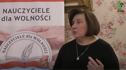 Dr Aldona Ciborowska: Edukacja narzędziem ideologii zrównoważonego rozwoju, spotkanie SNiPO 19.03.22