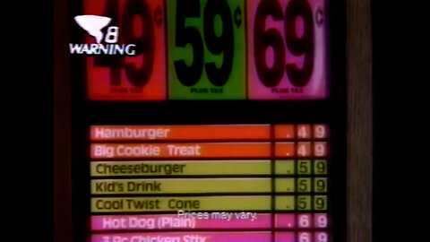 March 27, 1991 - The Family Value Menu at Hardee's